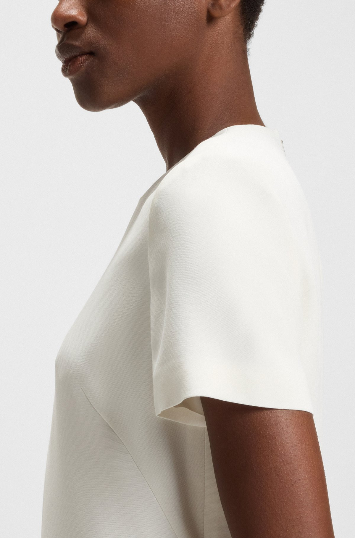 SHIFT DRESS IN SOFT CREPE - 6