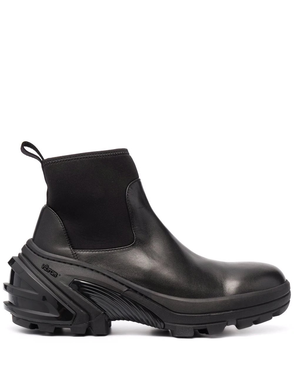 chunky leather chelsea boots - 1