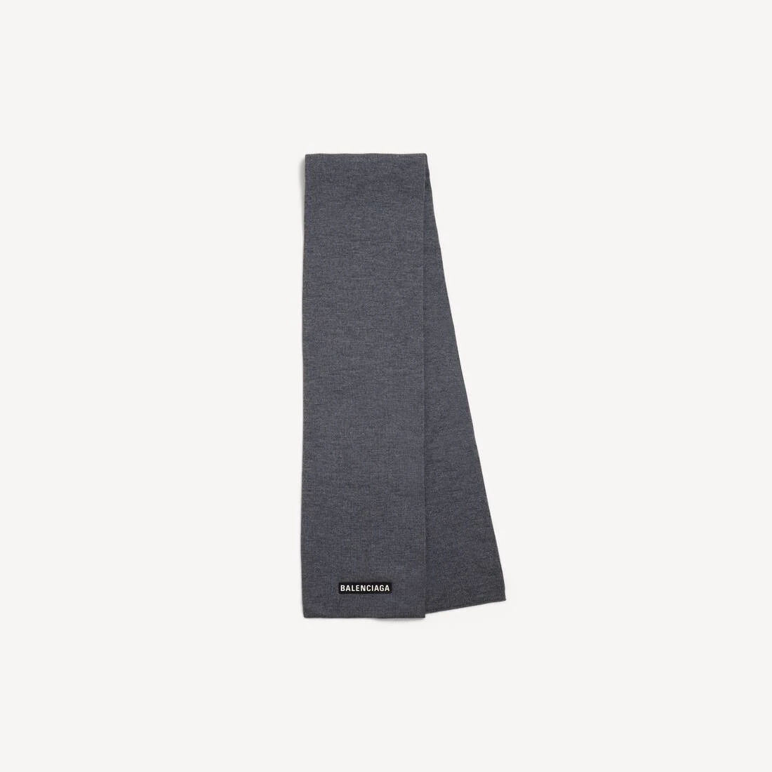 Men's Patch Scarf in Grey - 1