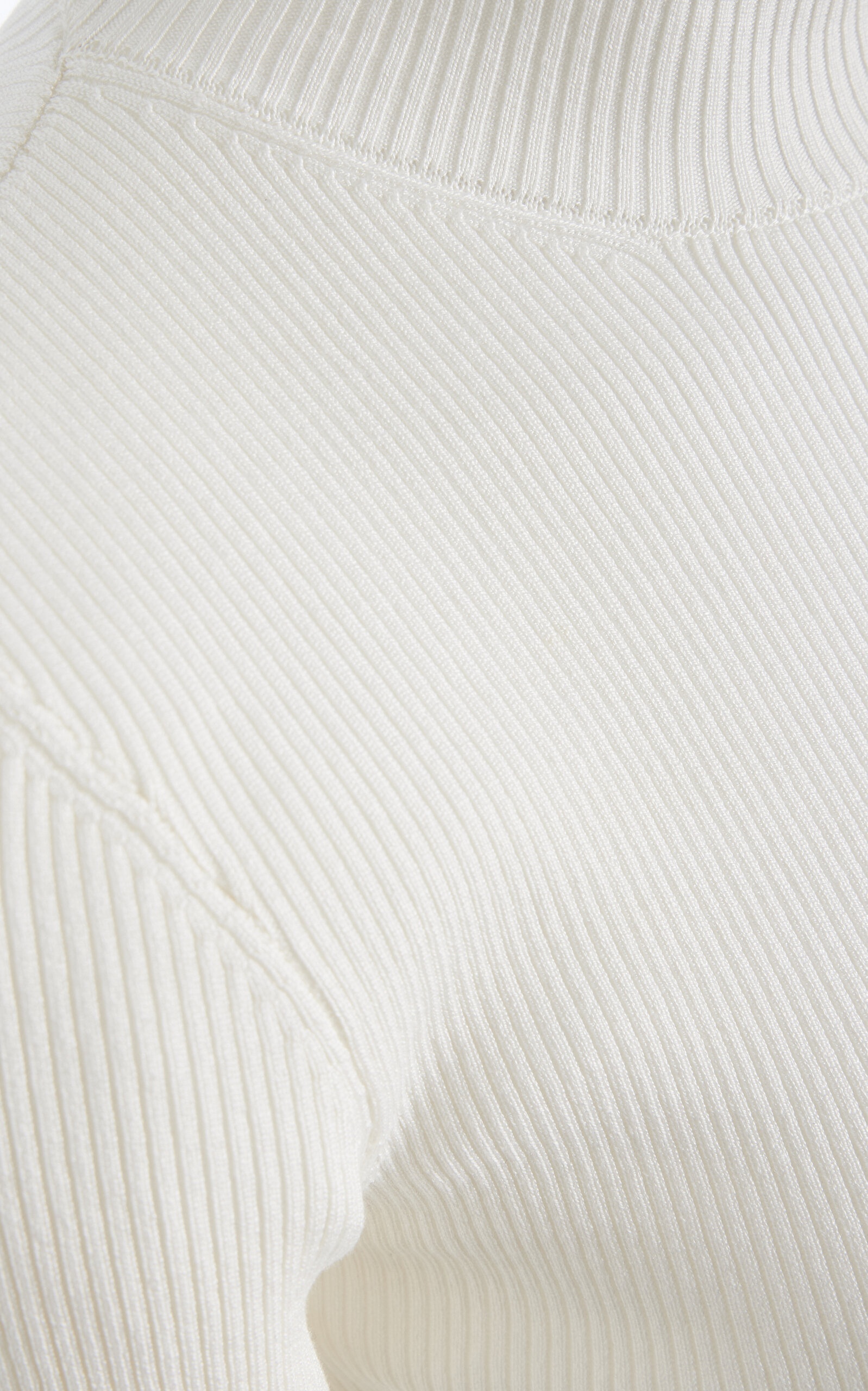 Knit Silk-Blend Top white - 5
