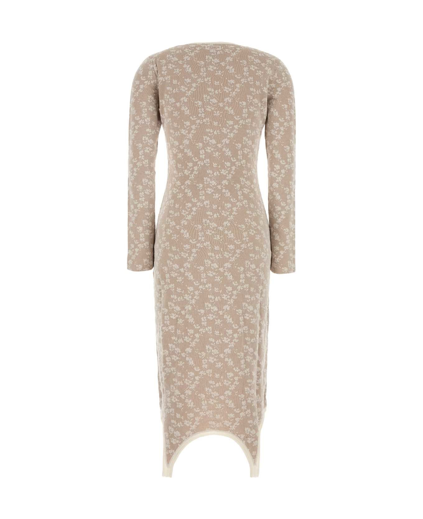 Embroidered Cotton Blend Dress - 2