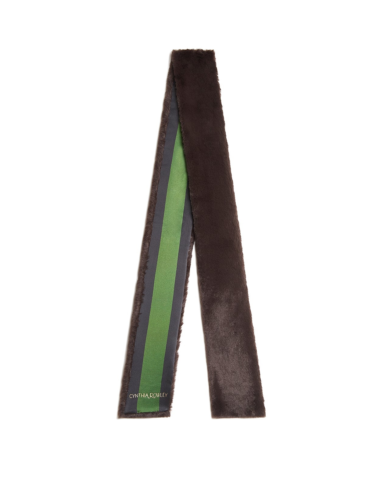 Out East Faux Fur Silk Scarf - 3