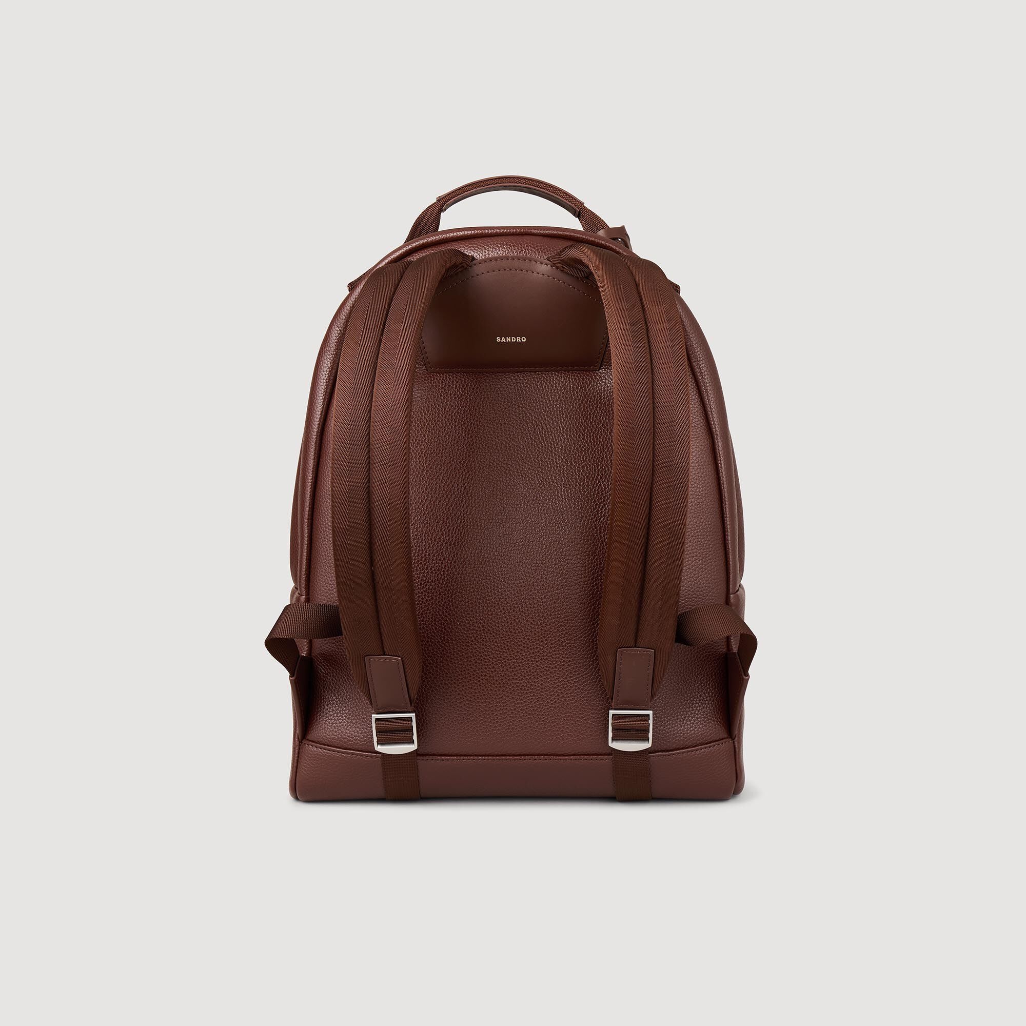 Sandro COATED CANVAS BACKPACK REVERSIBLE