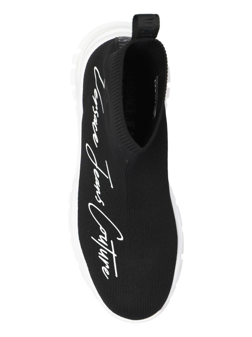 logo-print sock sneakers - 6