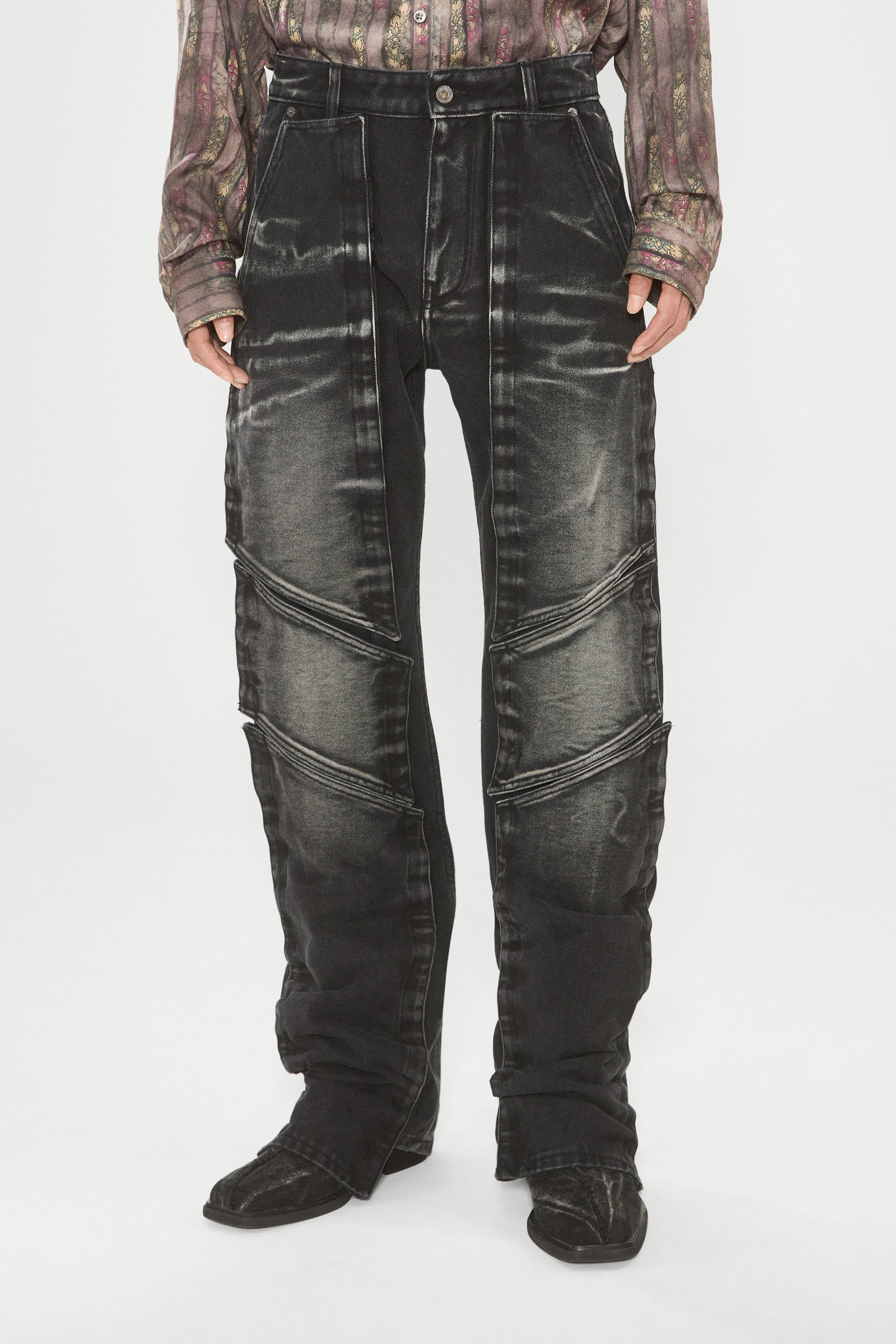 Velcro Multi Panel Jeans - 6