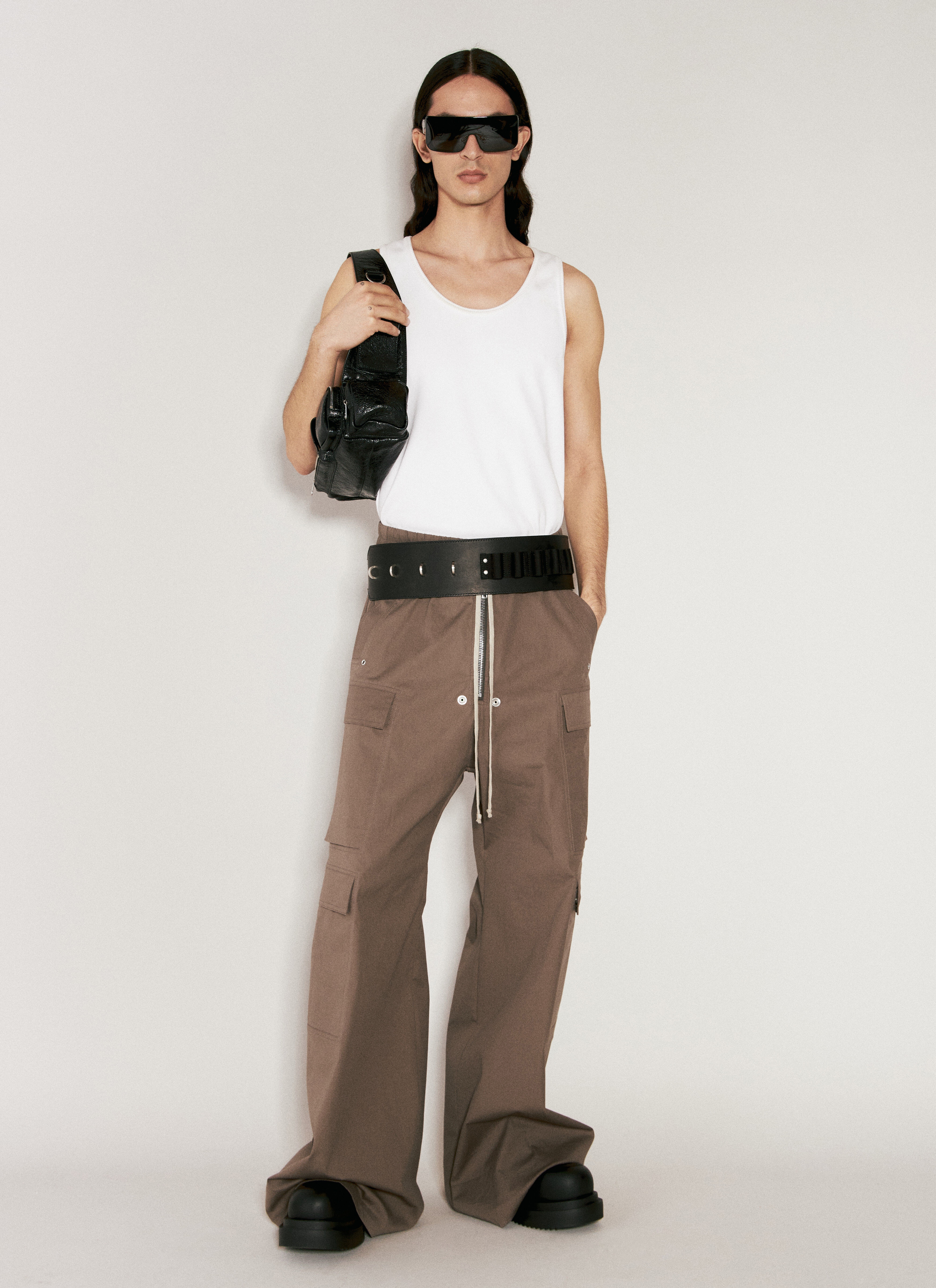 Rick Owens リックオウエンス SS24 LIDO CARGO BELT / BLK - NUBIAN