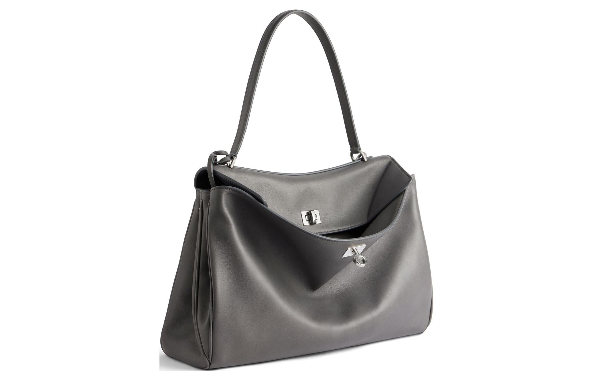 (WMNS) Balenciaga Rodeo Medium Handbag 'Grey' 7897722AA4U1239 - 2