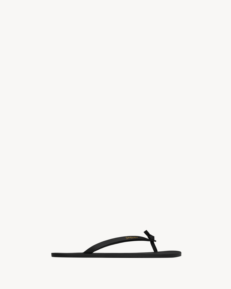 POOL FLIP-FLOPS IN SMOOTH LEATHER - 1