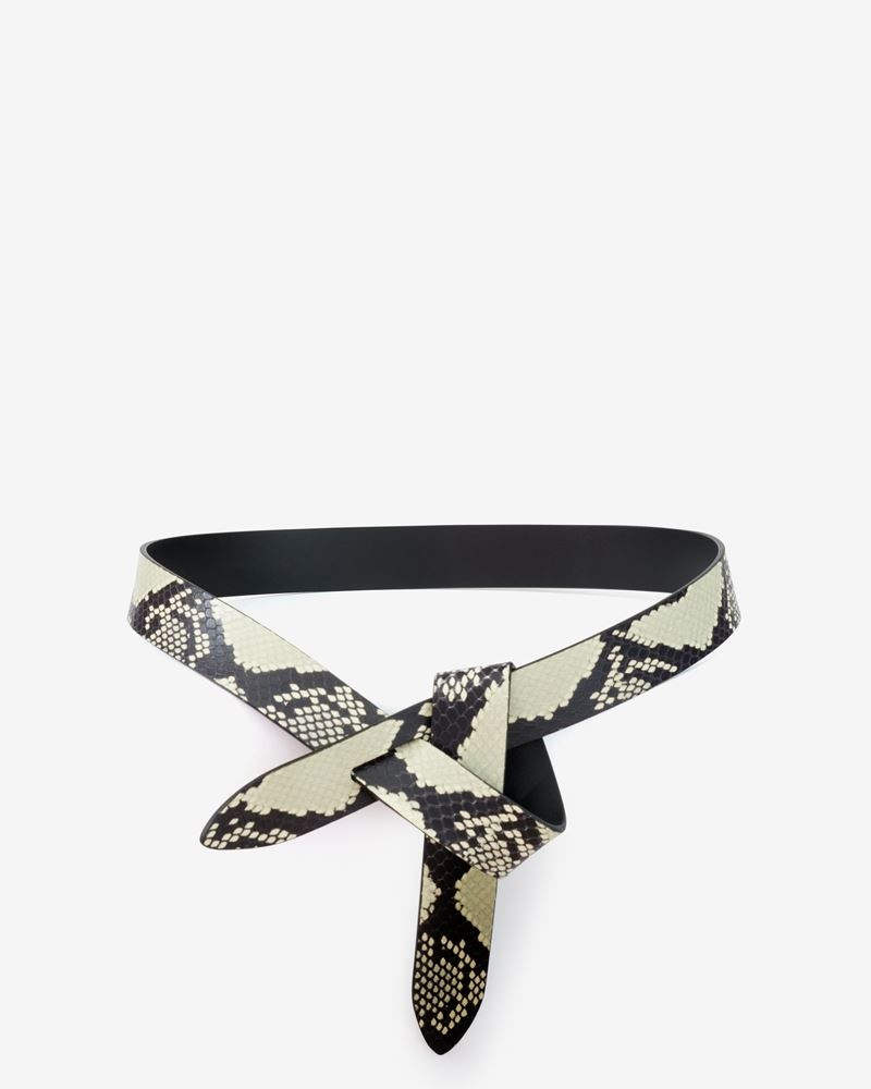 LECCE KNOTTED LEATHER BELT 1