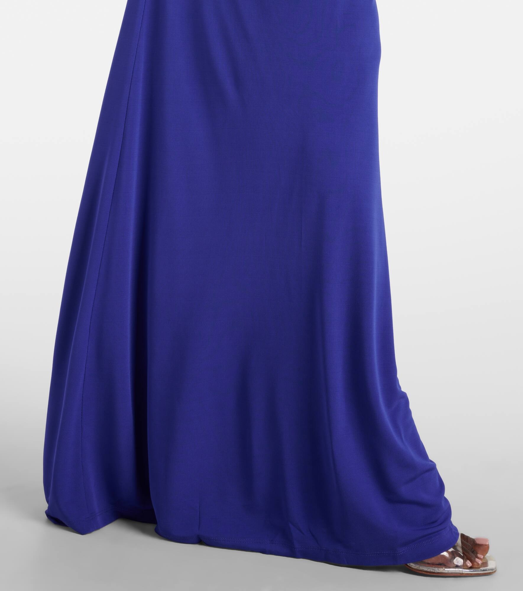 Embellished draped jersey gown - 6