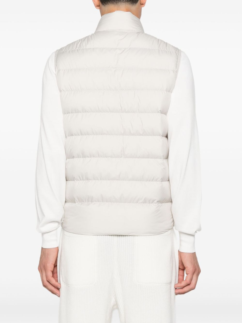 Treompan quilted zip-front gilet - 4