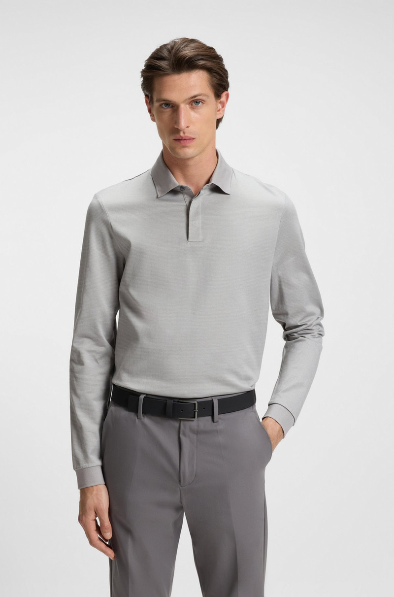 BOSS ITALIAN-LEATHER BELT WITH PERFORATED PATTERN outlook