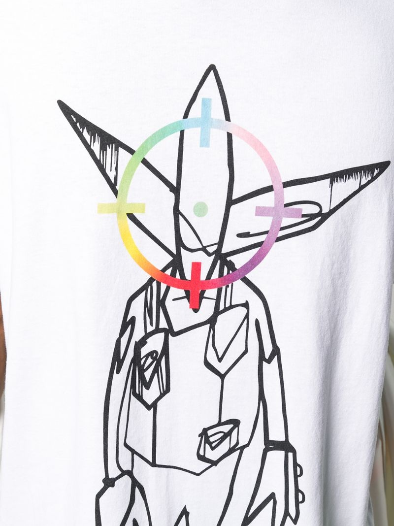 x Futura alien print T-shirt - 5