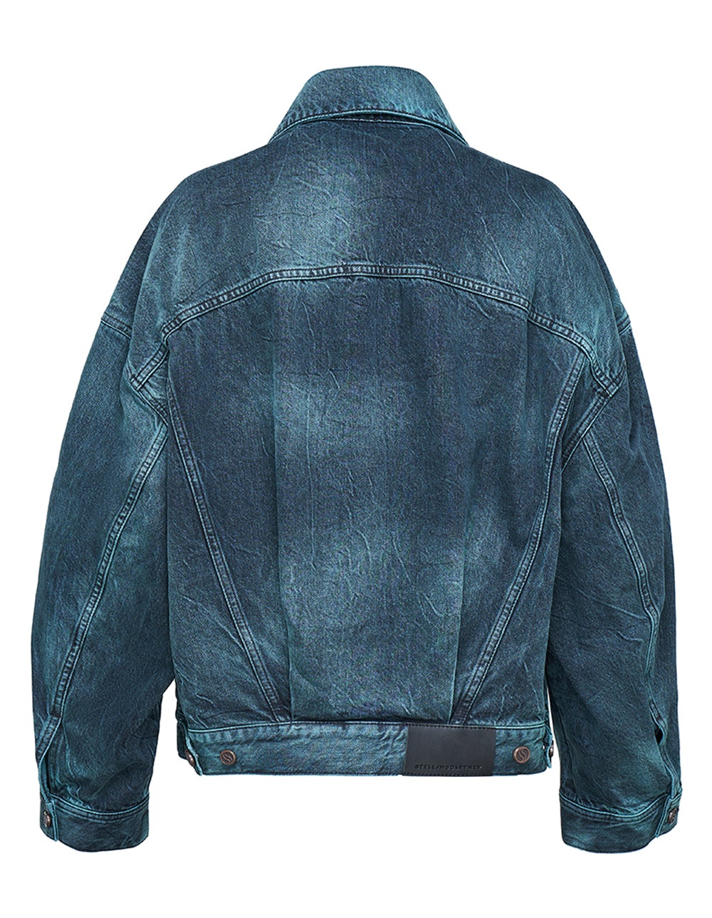 Tie Dye Oversize Denim Jacket - 2