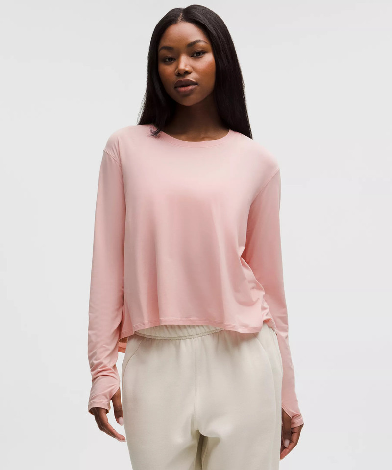 Modal Relaxed-Fit Lounge Long-Sleeve Shirt 1
