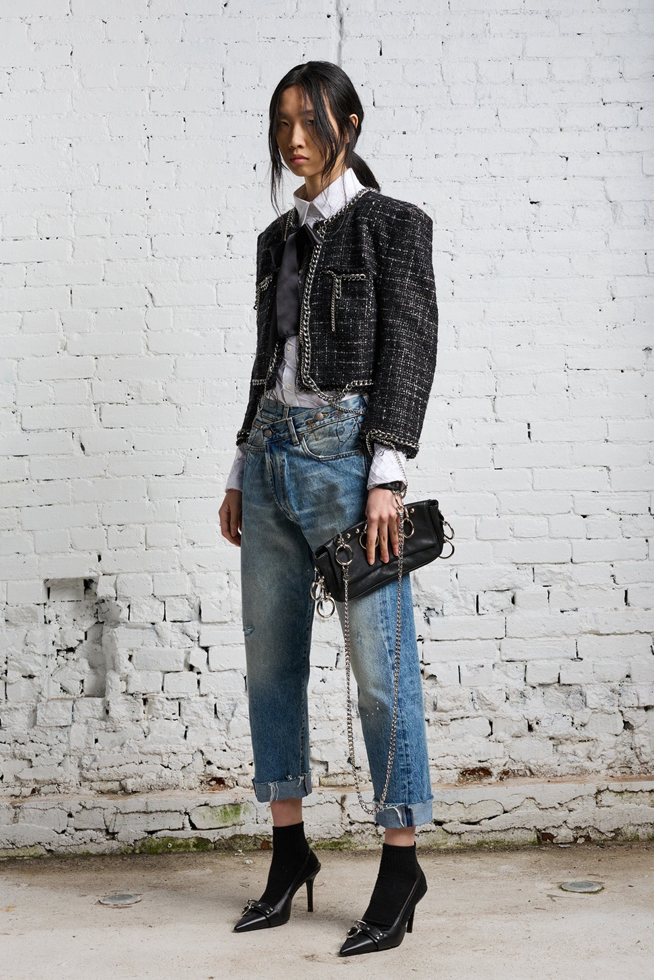 Jasper Crossover Jean | R13 Denim Official Site - 3