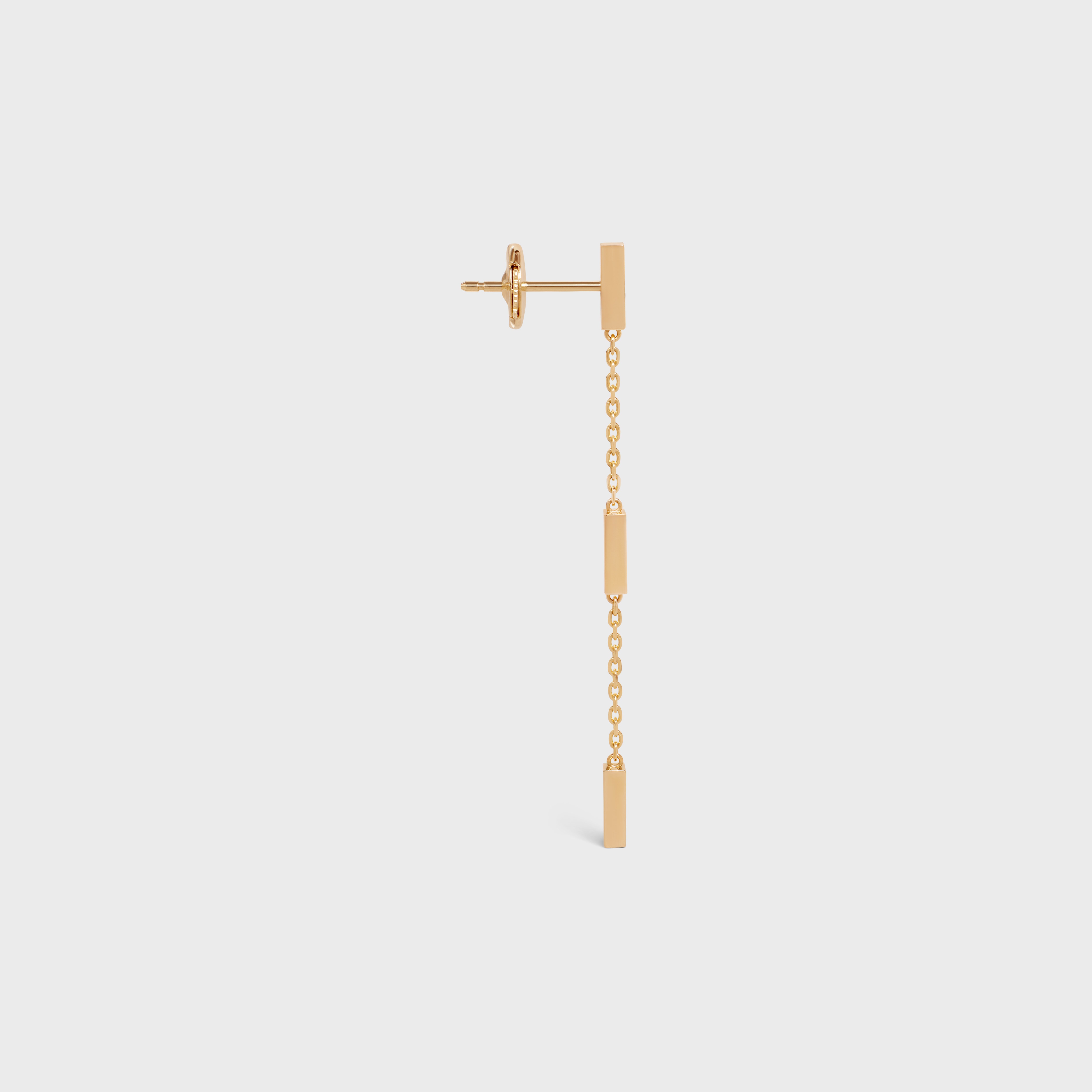 Celine Line Triple Earring in Yellow Gold and Diamonds - 3