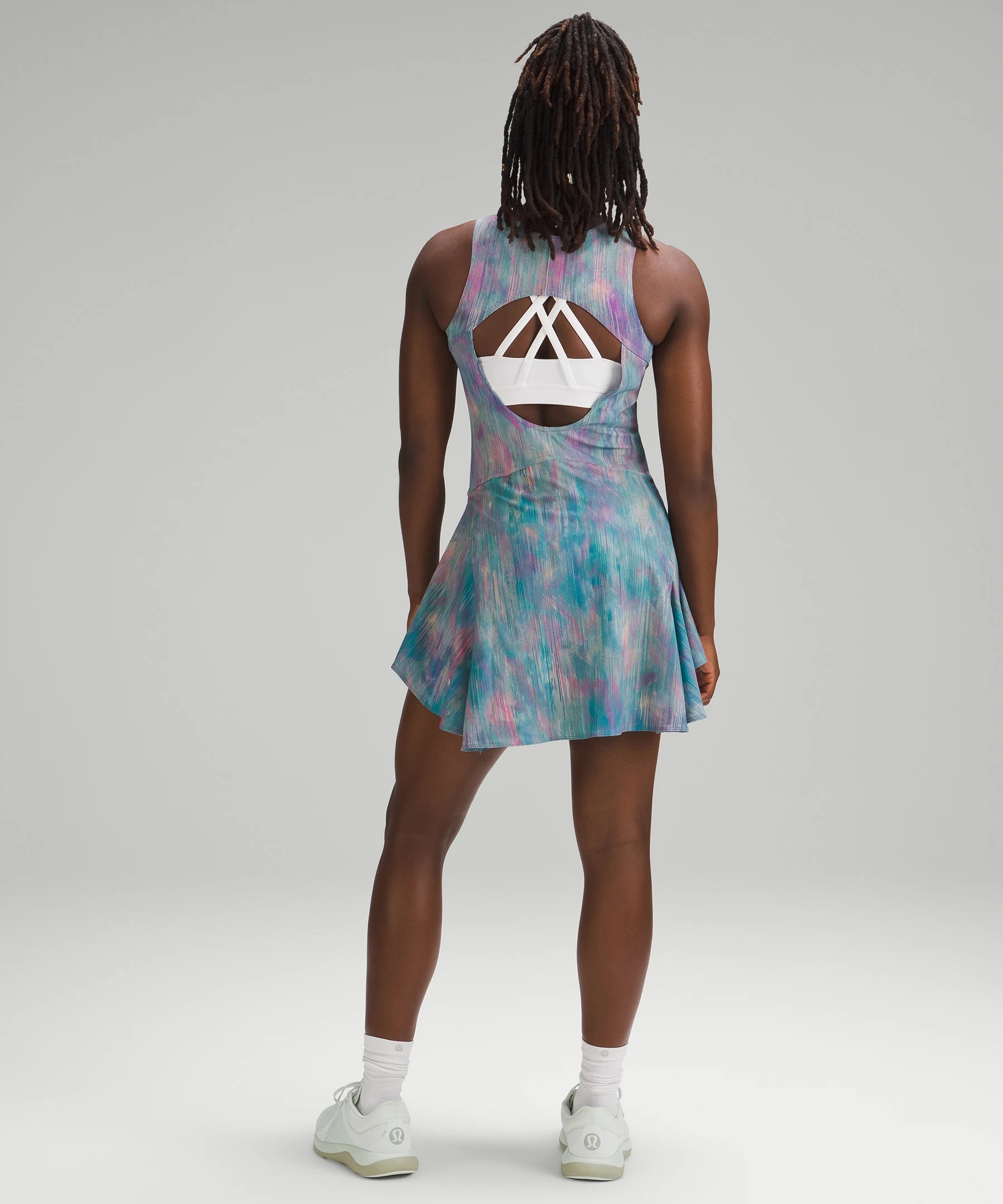 Everlux Short-Lined Tennis Tank Top Dress 6" - 2