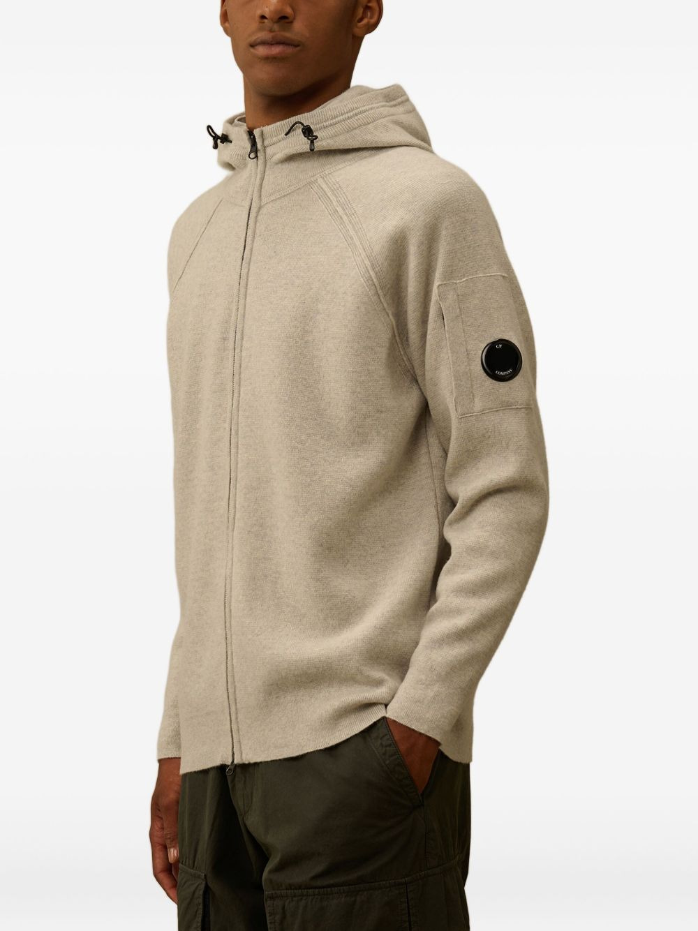zip-up hoodie - 3