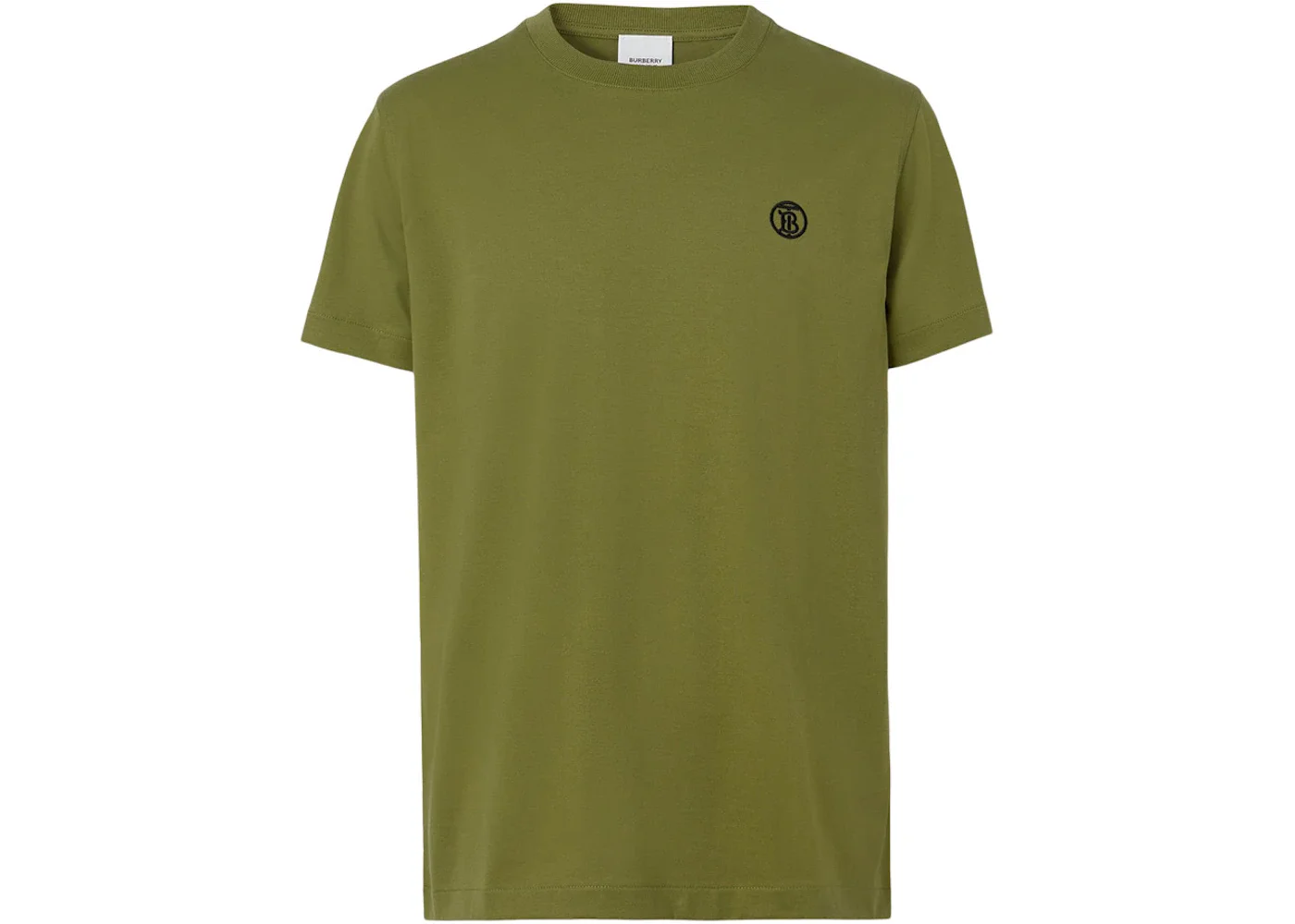 Burberry Monogram Motif Cotton T-Shirt Spruce Green/Black - 1