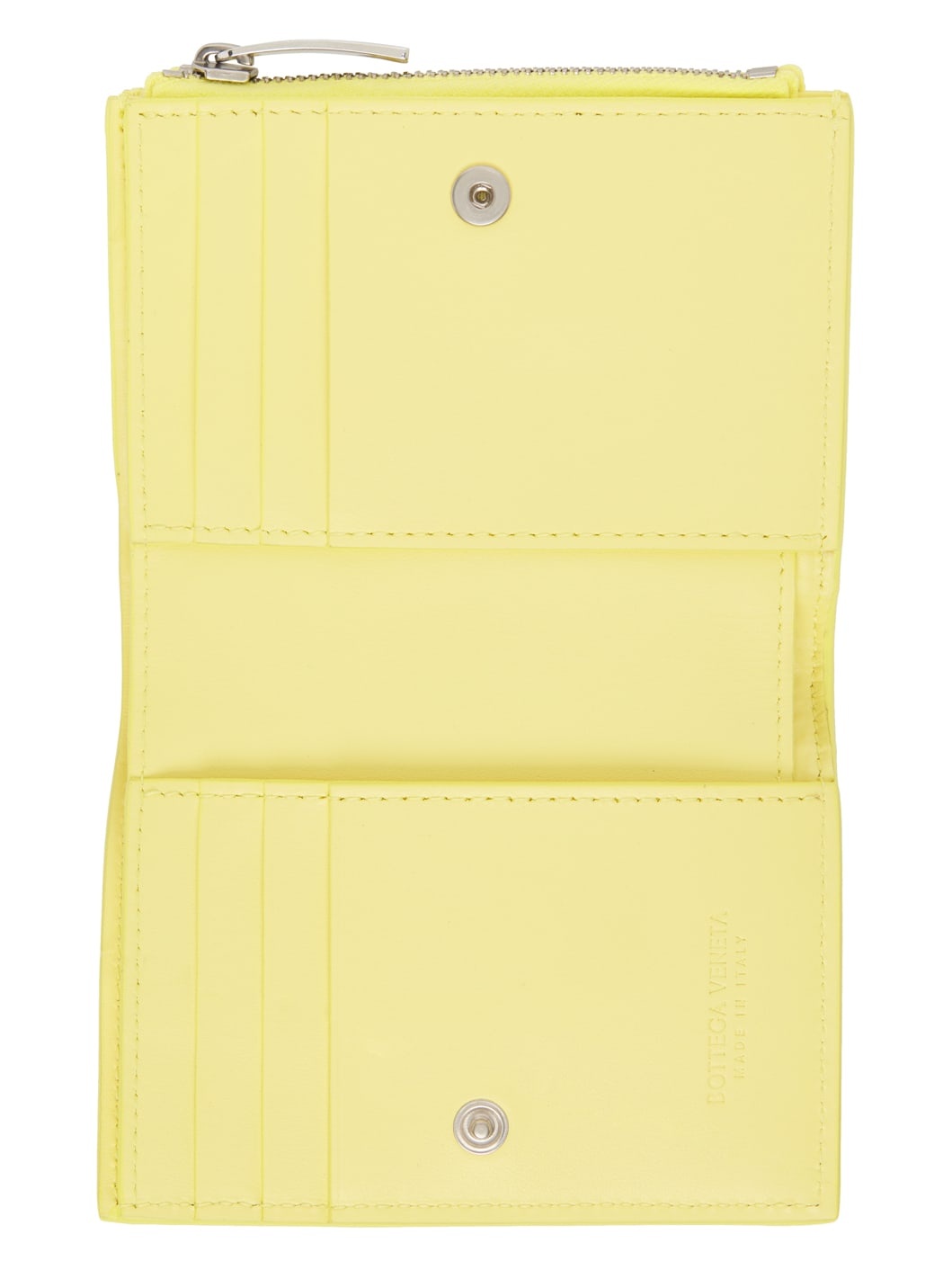 Yellow Zip Bifold Wallet - 3