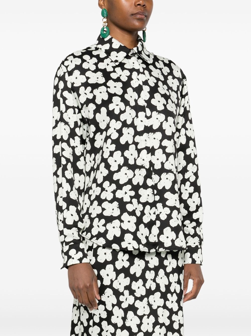 floral-print shirt - 3