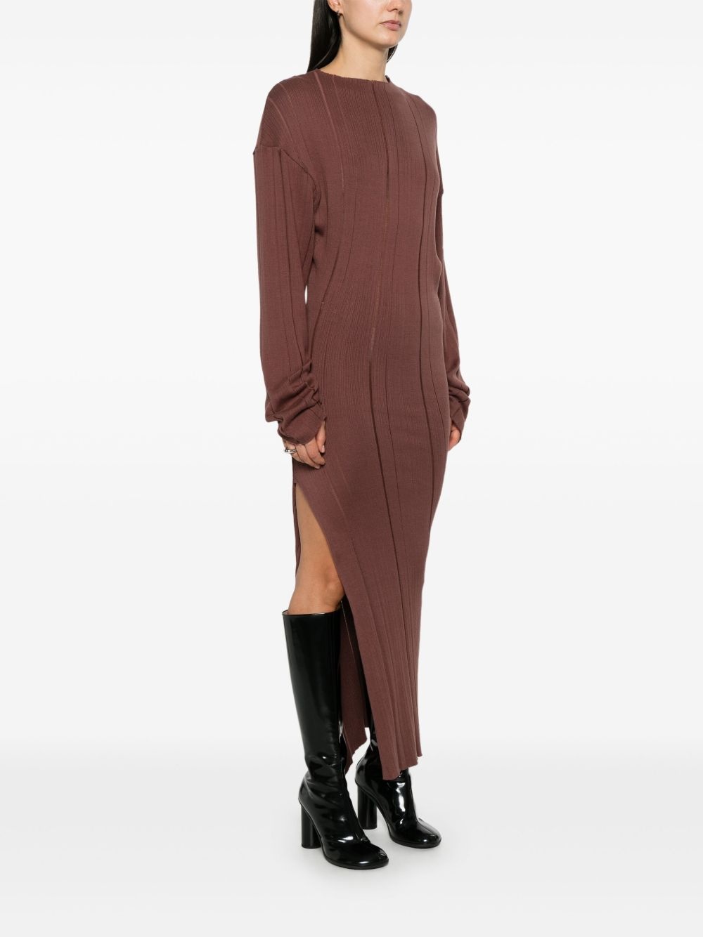 knitted maxi dress - 3