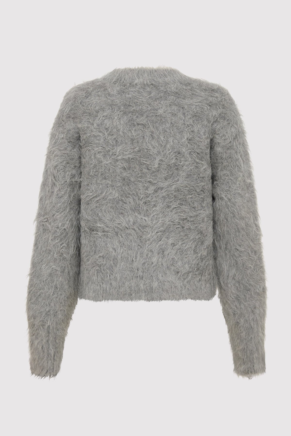 Alpaca Sweater - Soft Grey - 8