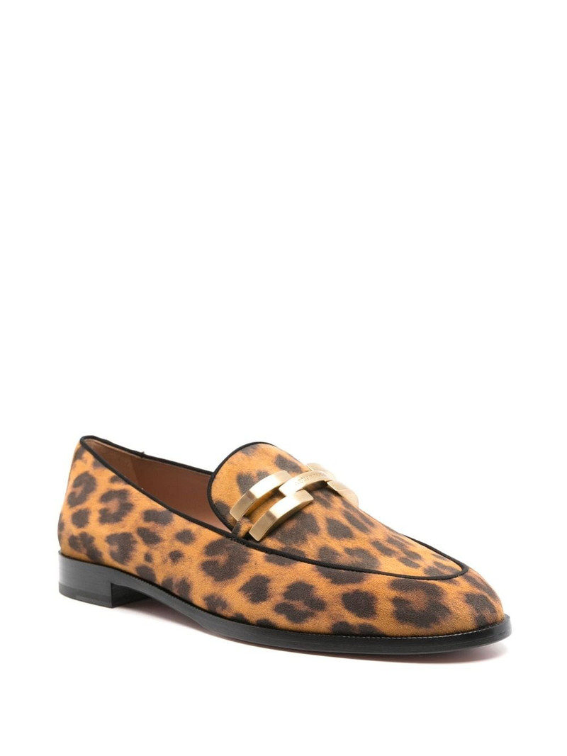 AQUAZZURA Brandi suede loafers outlook