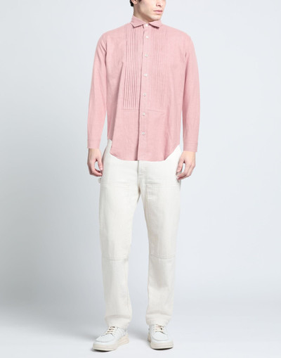 Golden Goose Pastel pink Men's Linen Shirt outlook