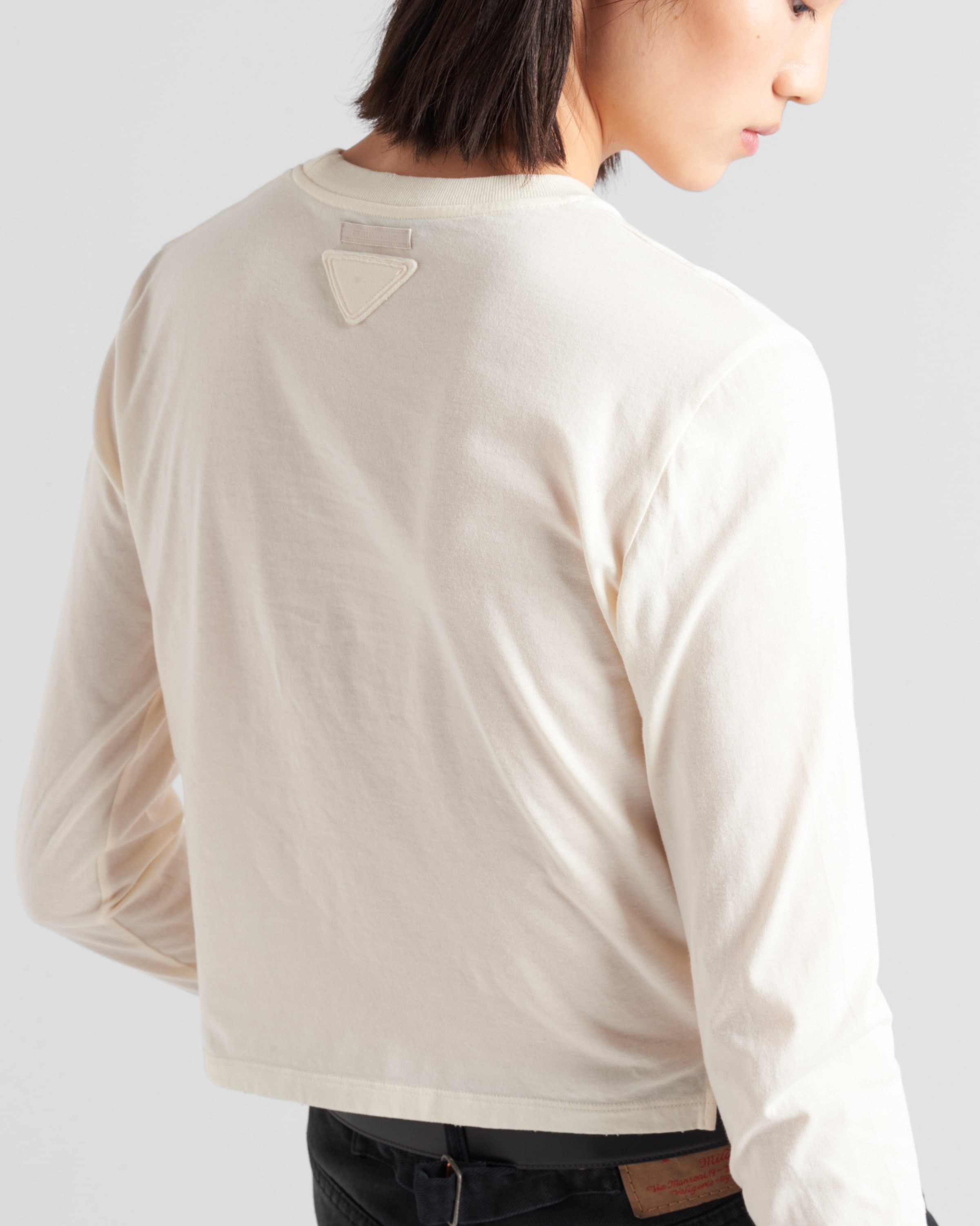 Print jersey top - 3