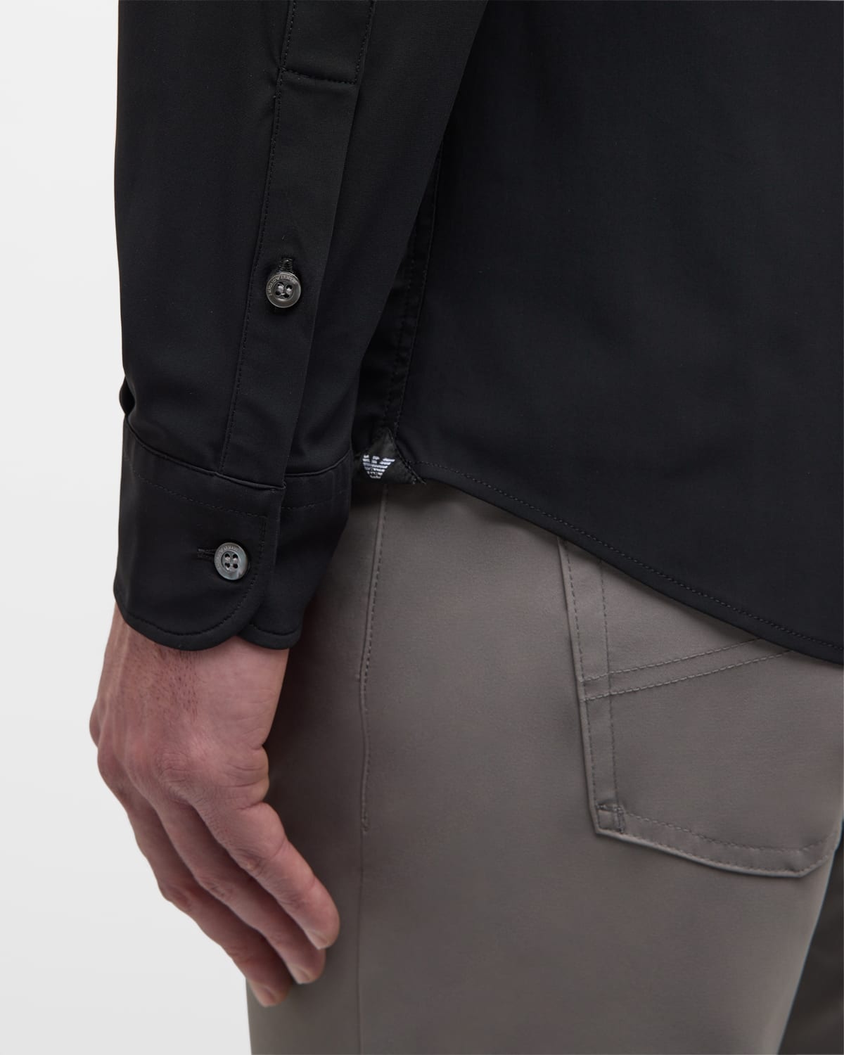 Men's Nylon-Stretch Sport Shirt - 7