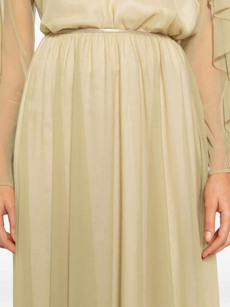 elasticated-waistband skirt 5