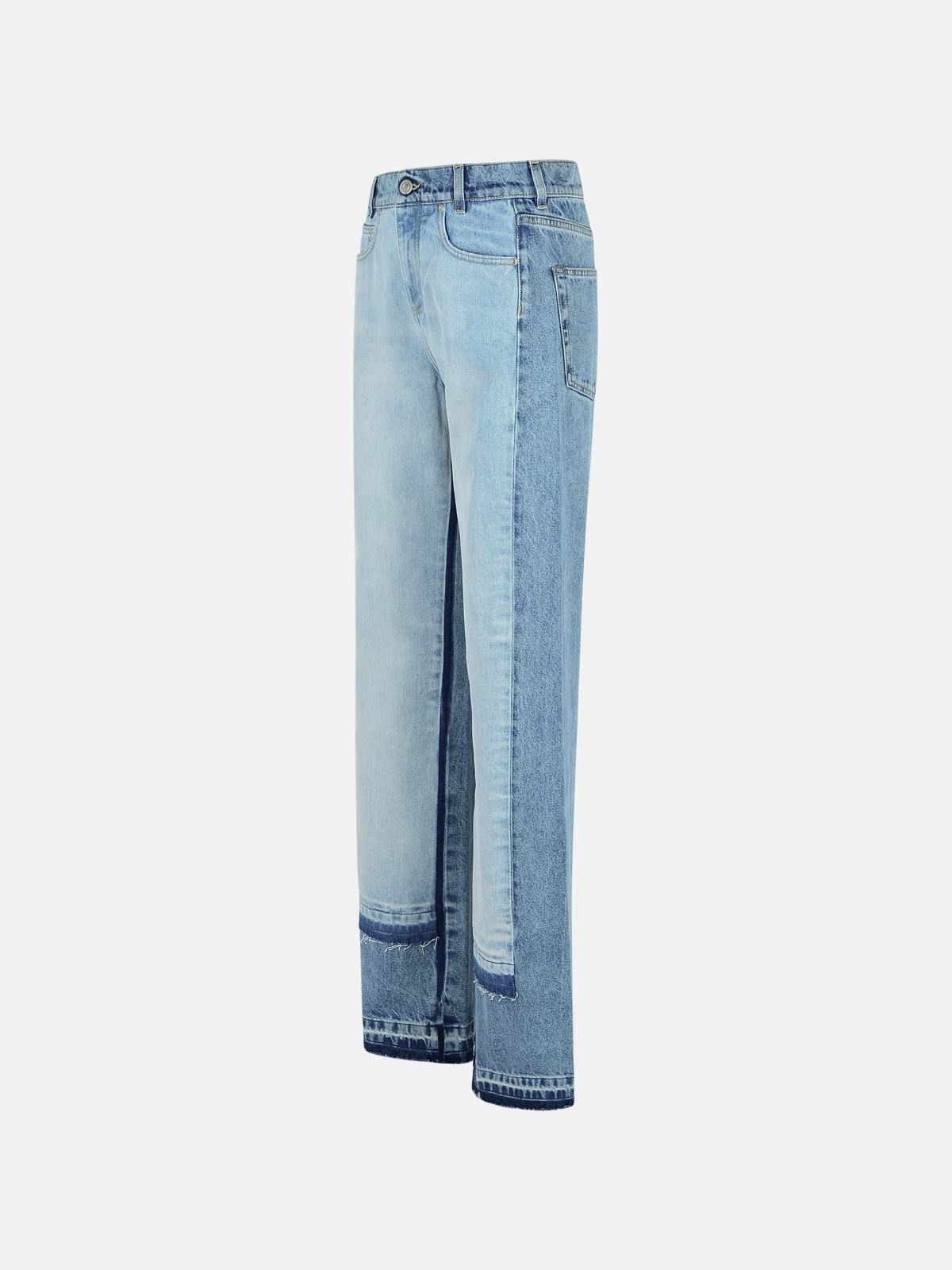 OVERSIZE JEANS IN LIGHT BLUE DENIM - 2