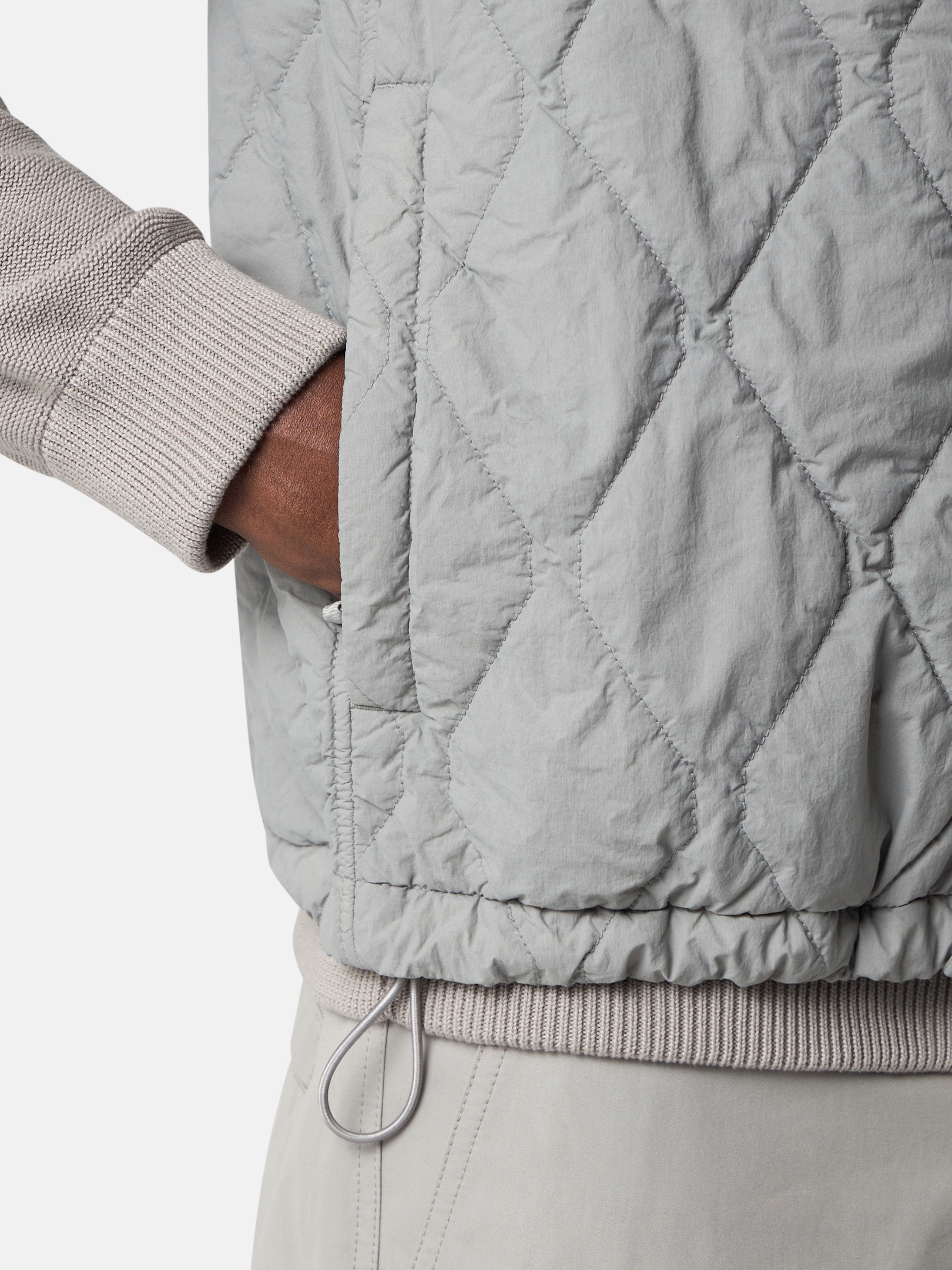 G100011 NYLON SMERIGLIATO WITH PRIMALOFT®-TC_STONE ISLAND GHOST - 5