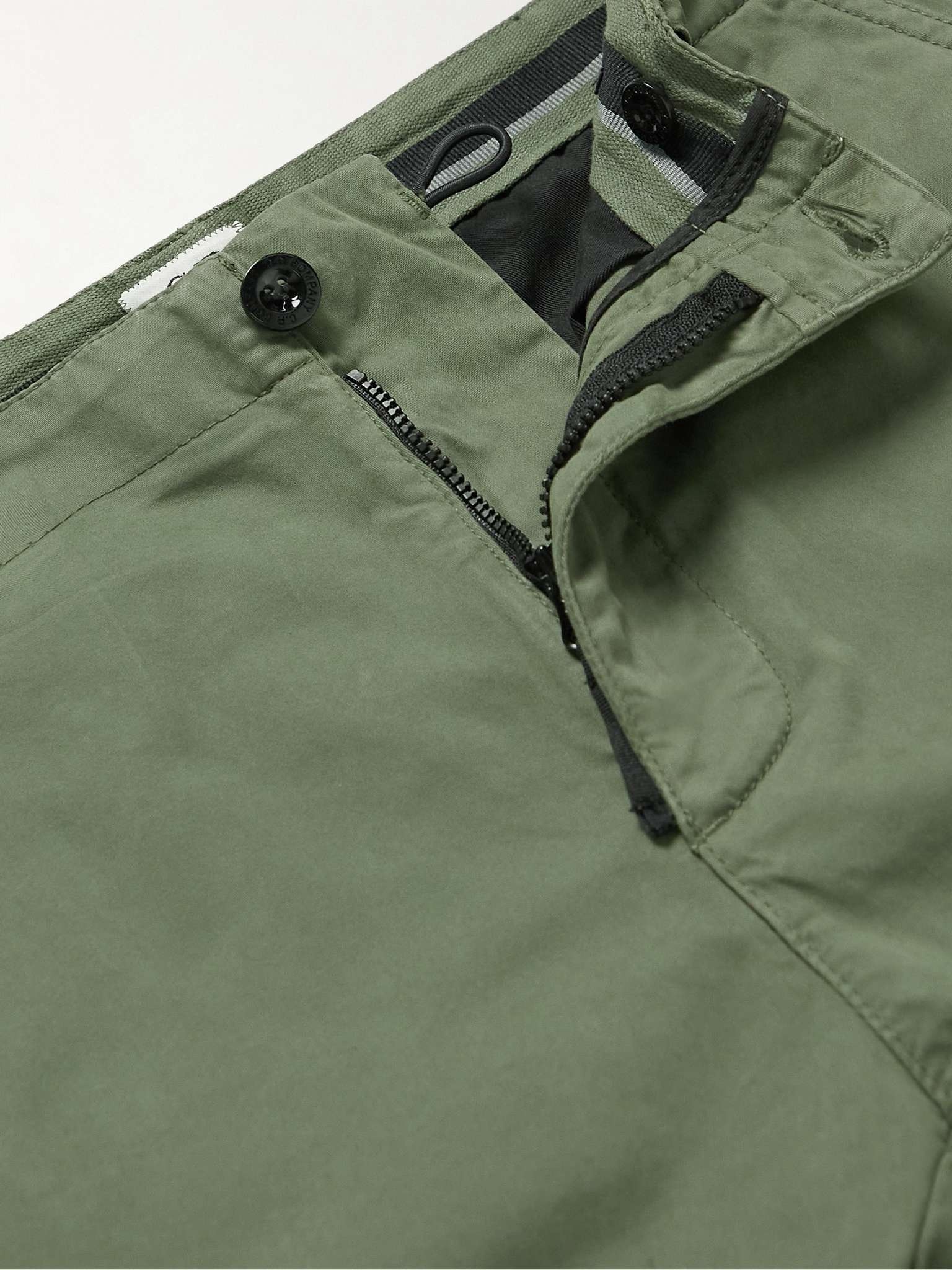 Slim-Fit Tapered Garment-Dyed Stretch-Cotton Sateen Cargo Trousers - 3