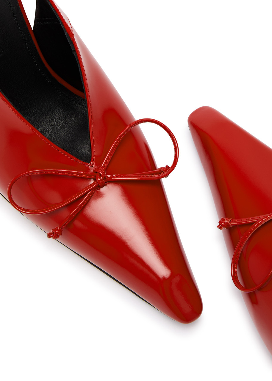 Jacquemus Les Slingbacks Cubisto Leather Slingback Pumps - 3