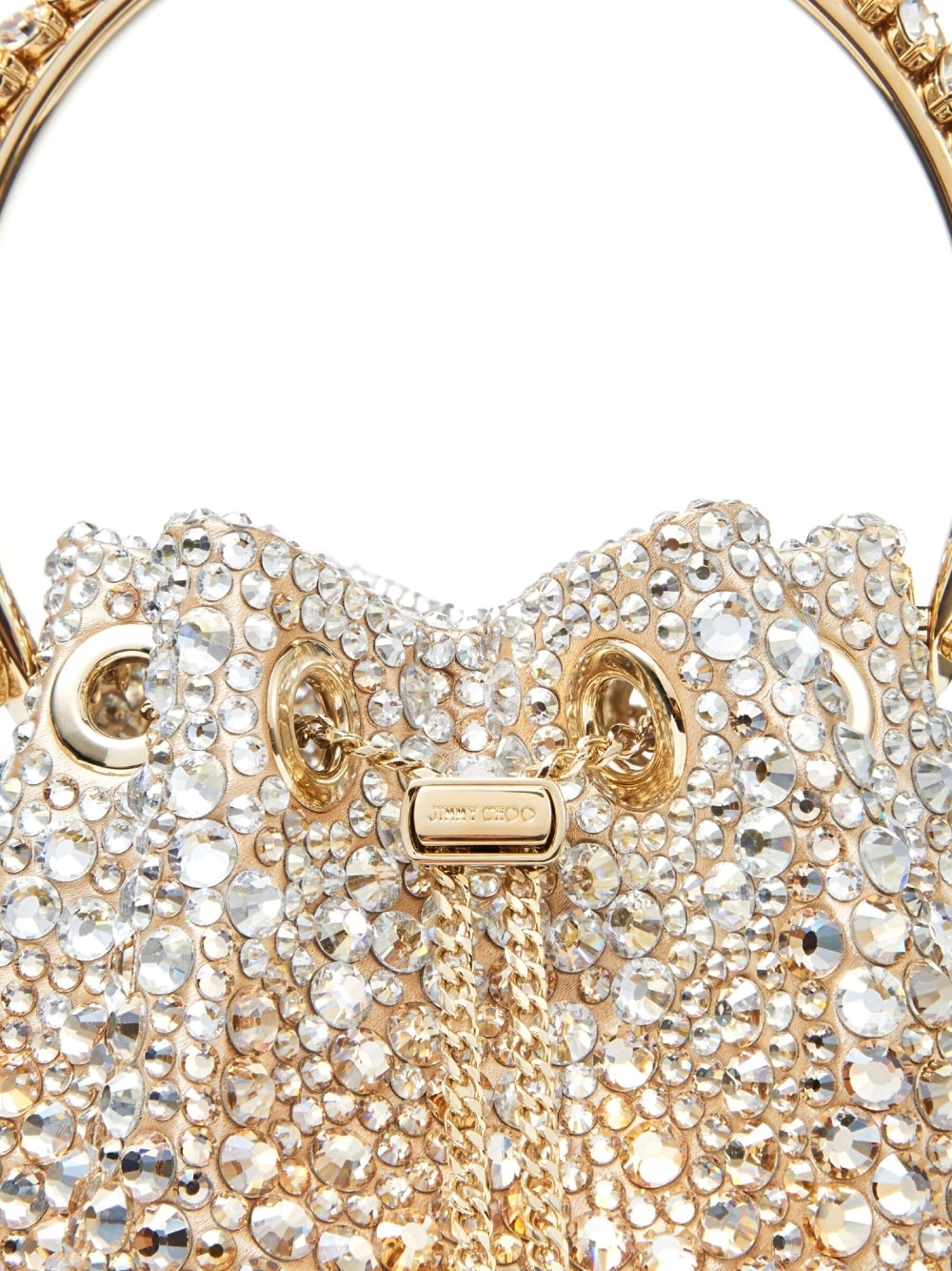 Bon Bon crystal-embellished bucket bag - 4