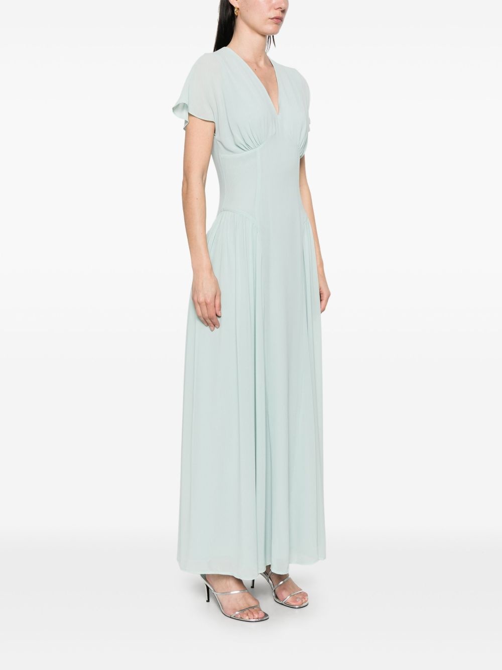 V-neck maxi dress - 3