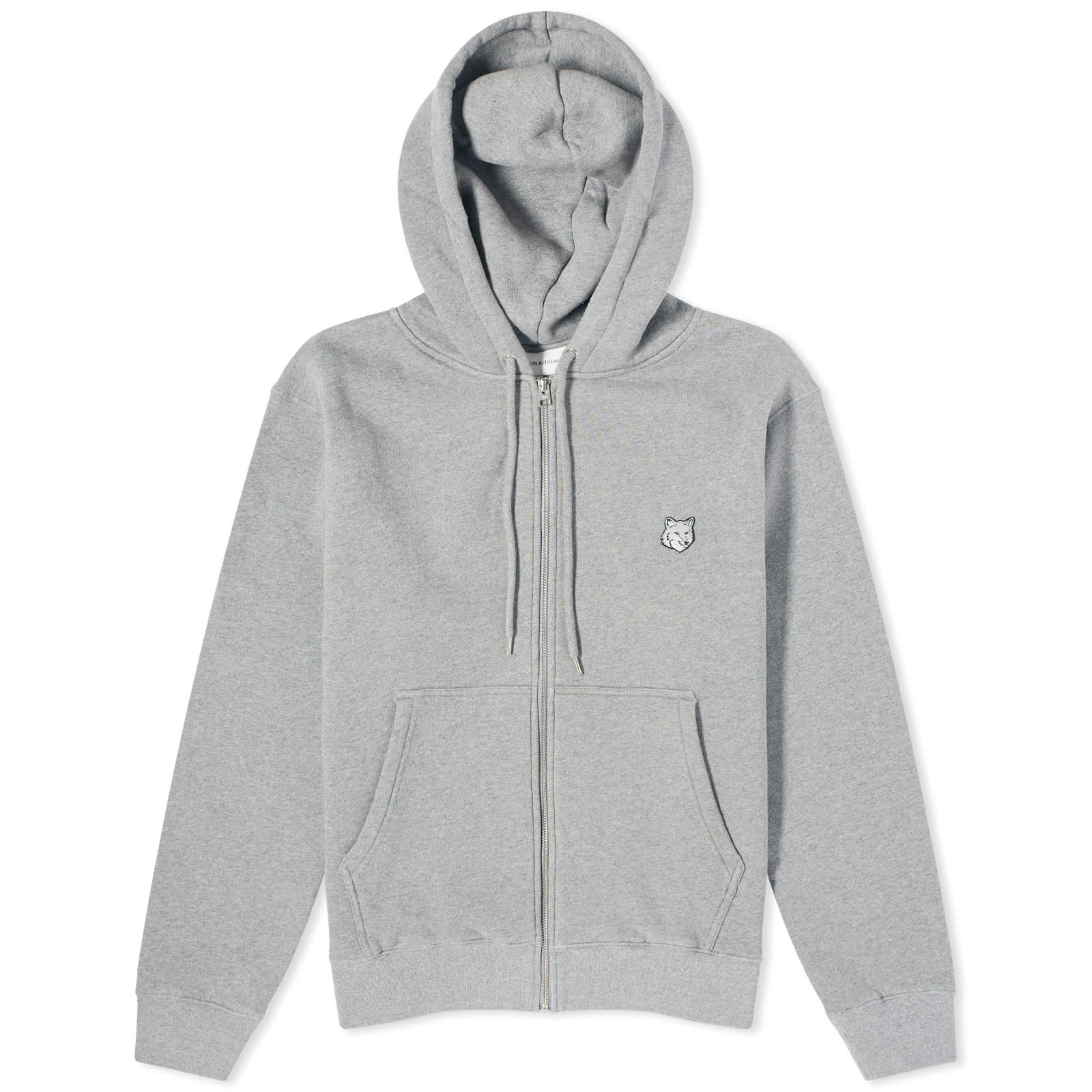 MAISON KITSUNE｜HOOD/ZIP-UP (TONAL FOX HEAD PATCH OVERSI BOLD FOX HEAD PATCH COMFORT ZIPPED HOODIE | Maison Kitsuné