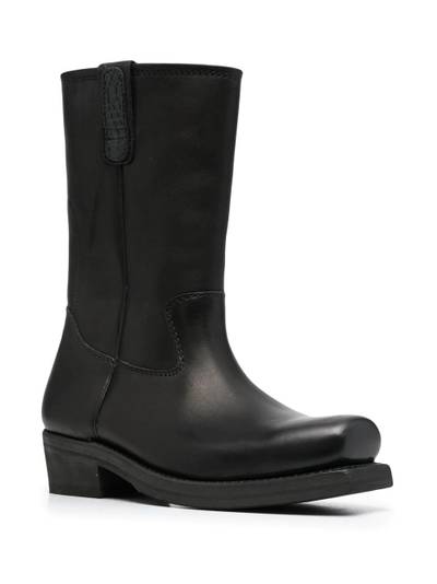 Our Legacy calf-length leather boots outlook