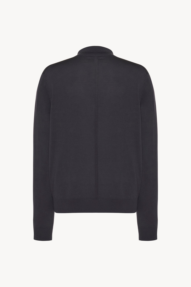 The Row Diego L/S Polo in Wool outlook