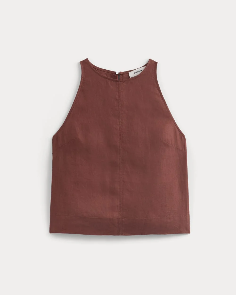 THE LINEN HIGH-NECK TANK - 1