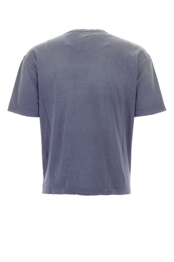 Visvim Man Purple Cotton Jumbo T-Shirt - 2