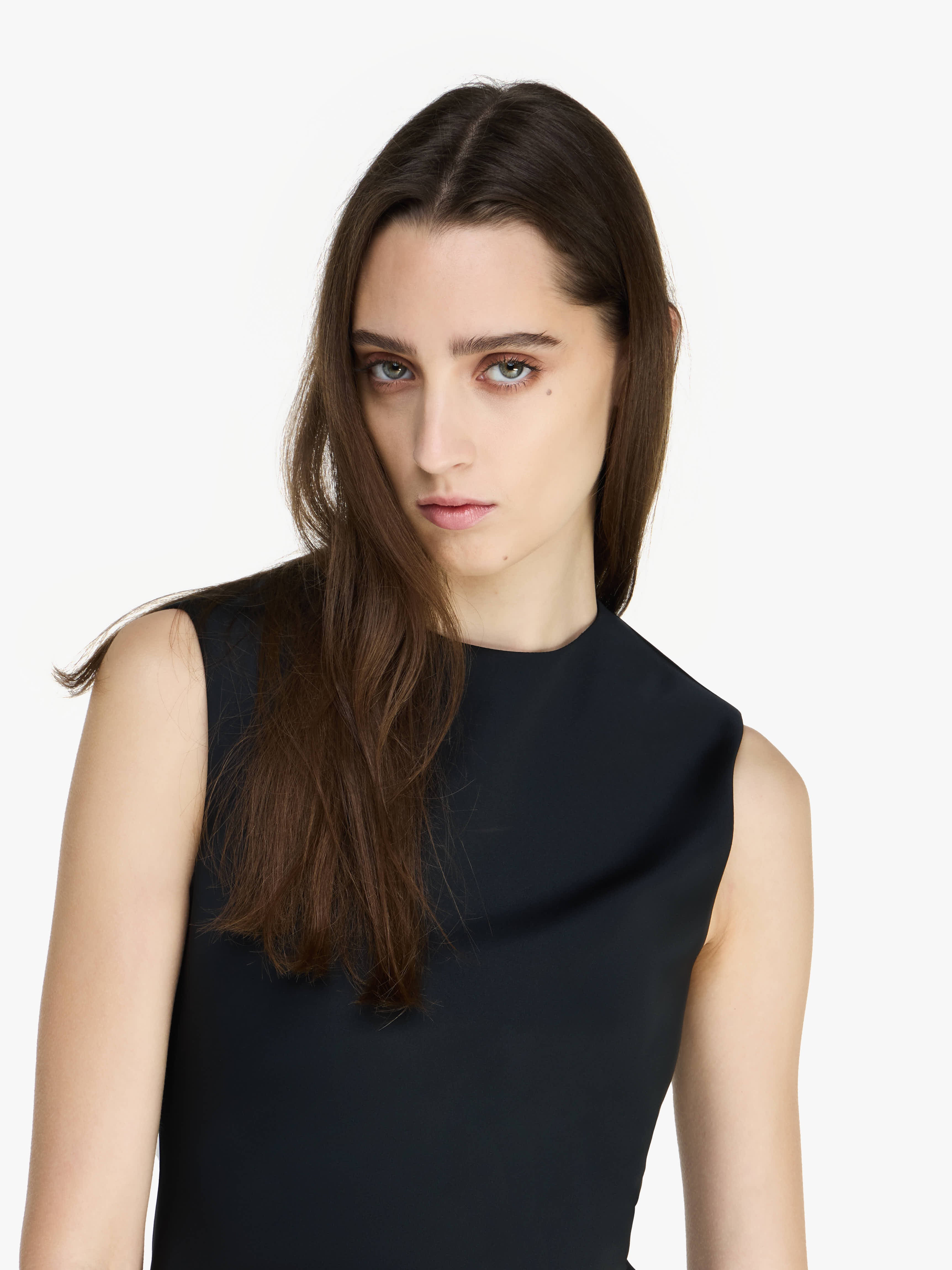 DENIM TWILL MINI SHIFT DRESS - 5