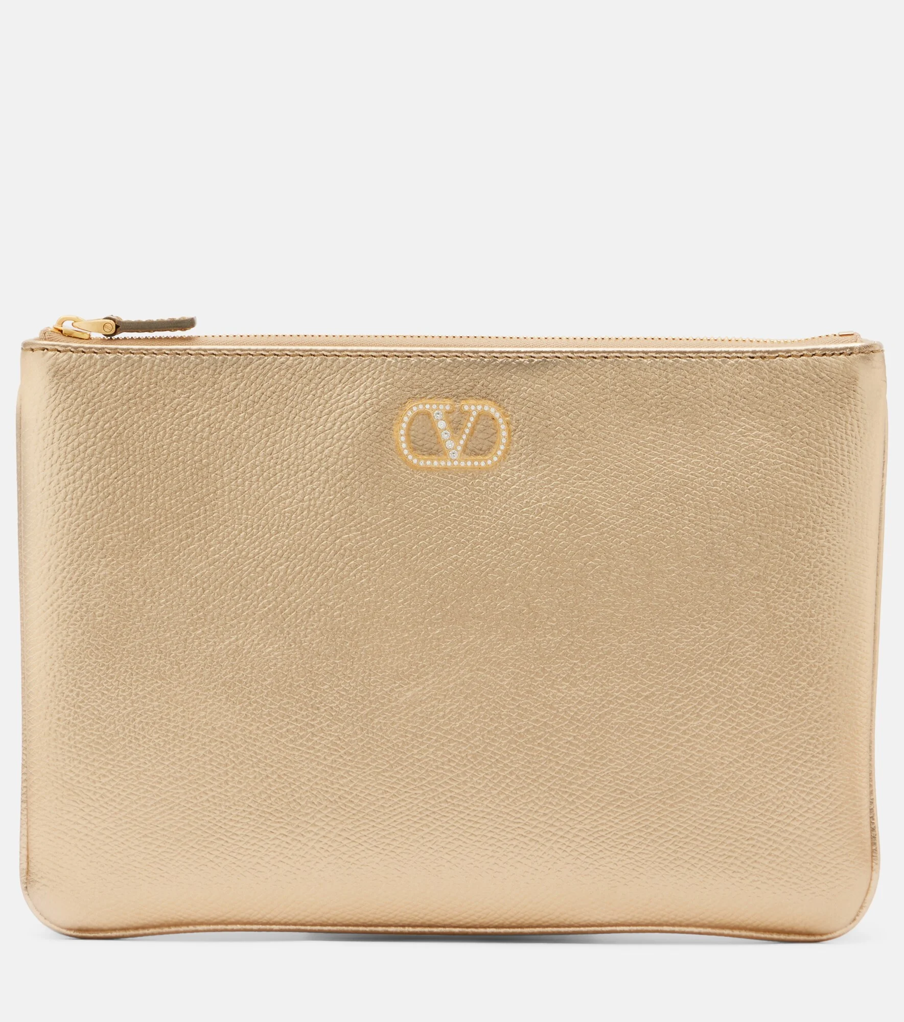 VLogo Signature Small embellished pouch - 1