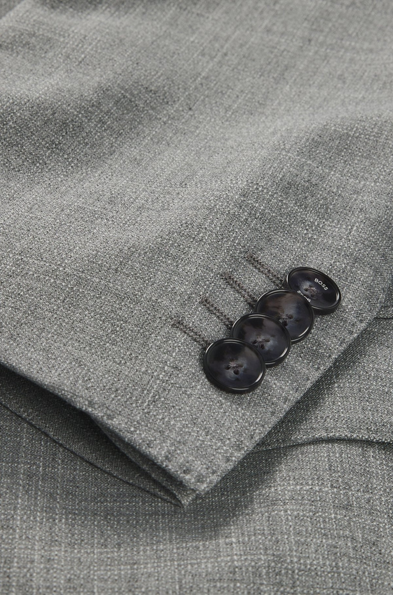 SLIM-FIT SUIT IN PATTERNED STRETCH CLOTH 10