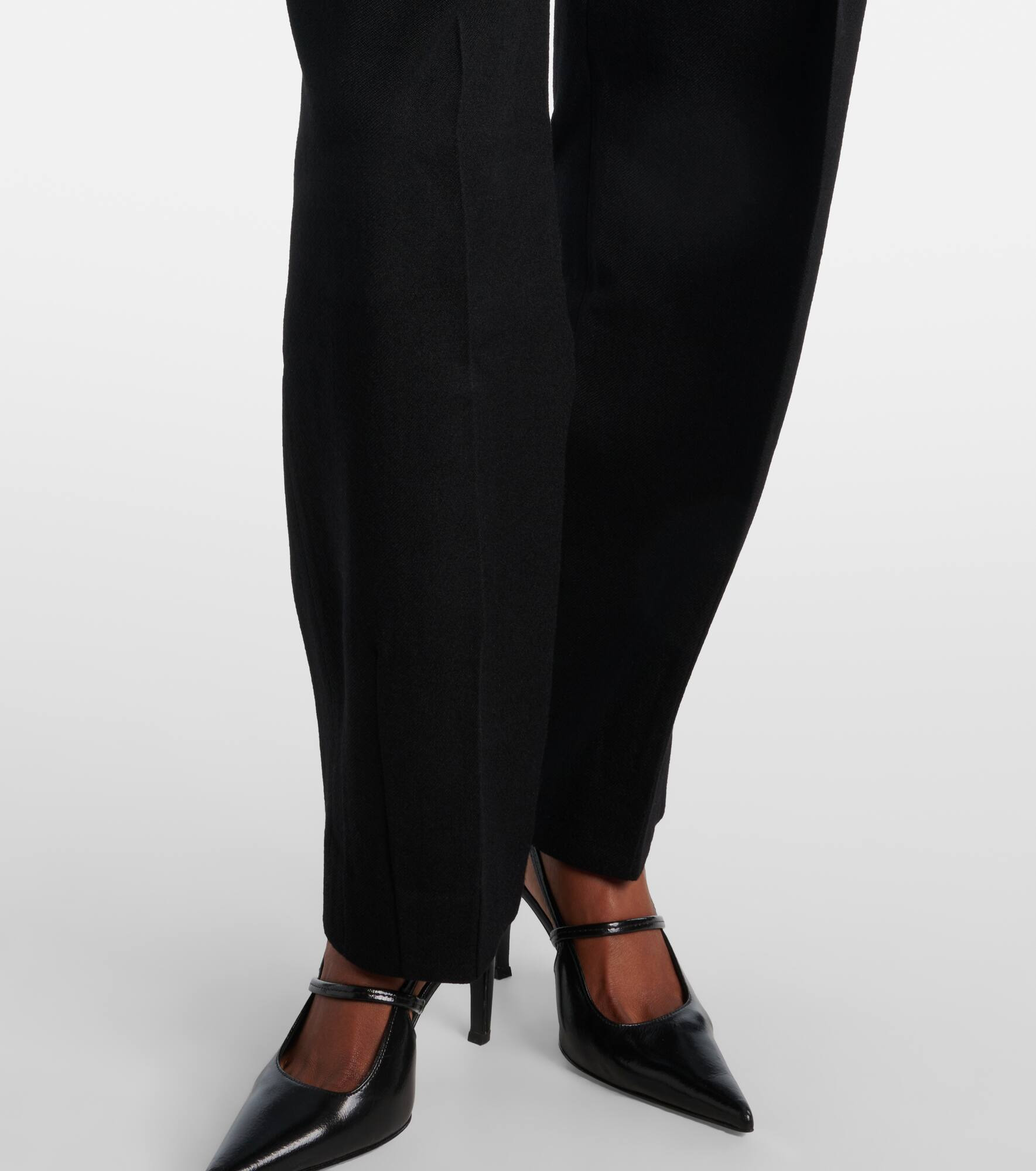 Robena virgin wool straight pants - 5