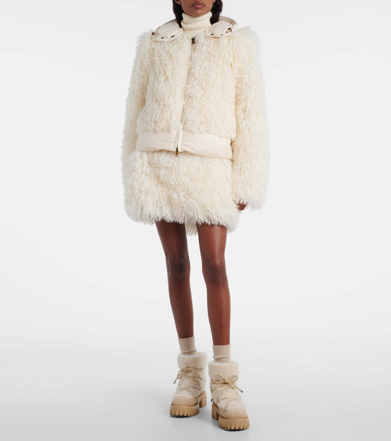 Moncler Vigiers faux-fur puffer jacket outlook