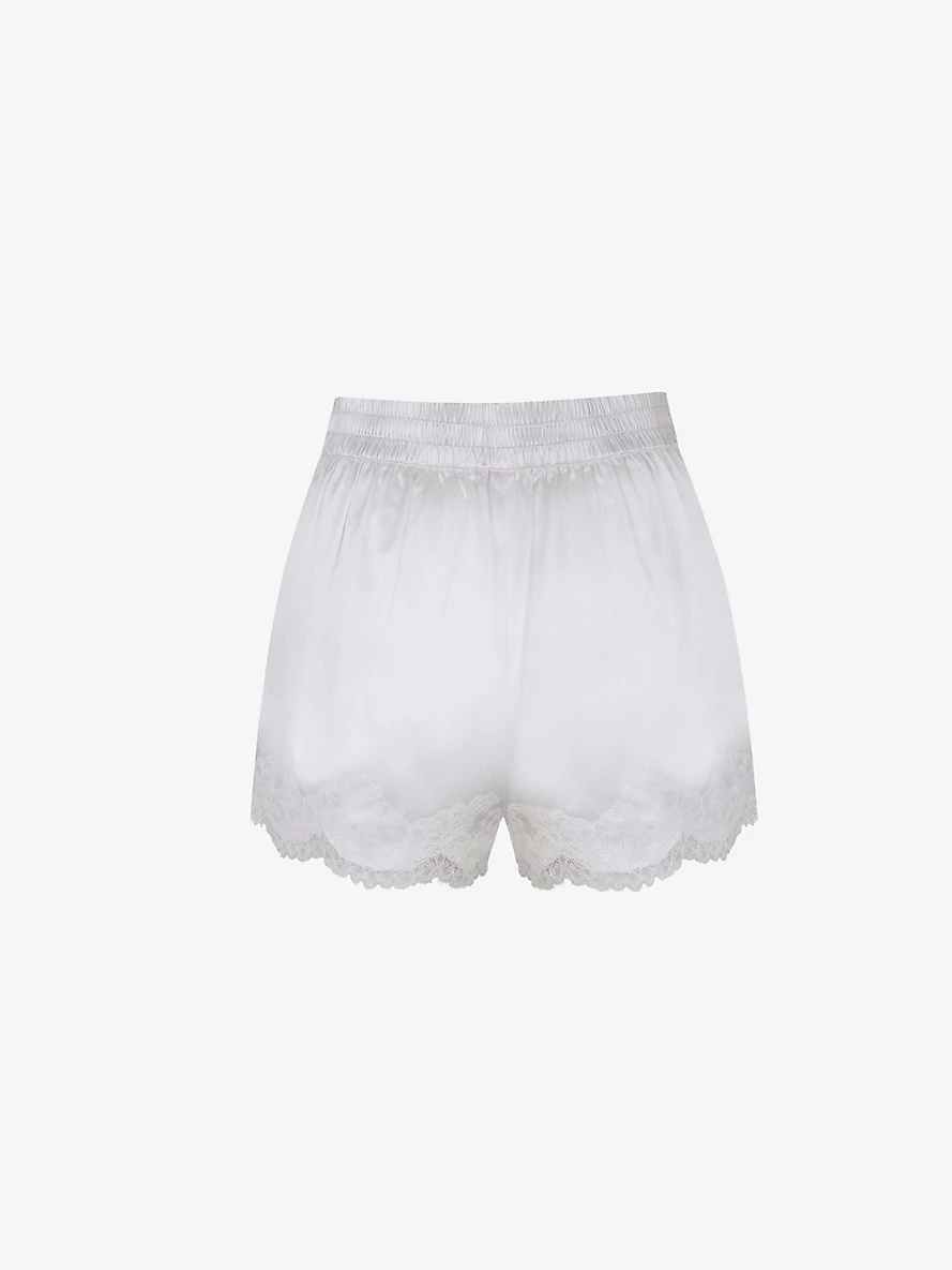 Amelea stretch-silk pyjama shorts - 2